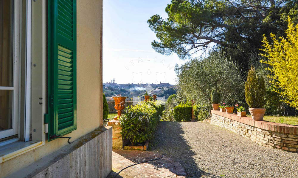 Villa Siena Tuscany Italy Panorama