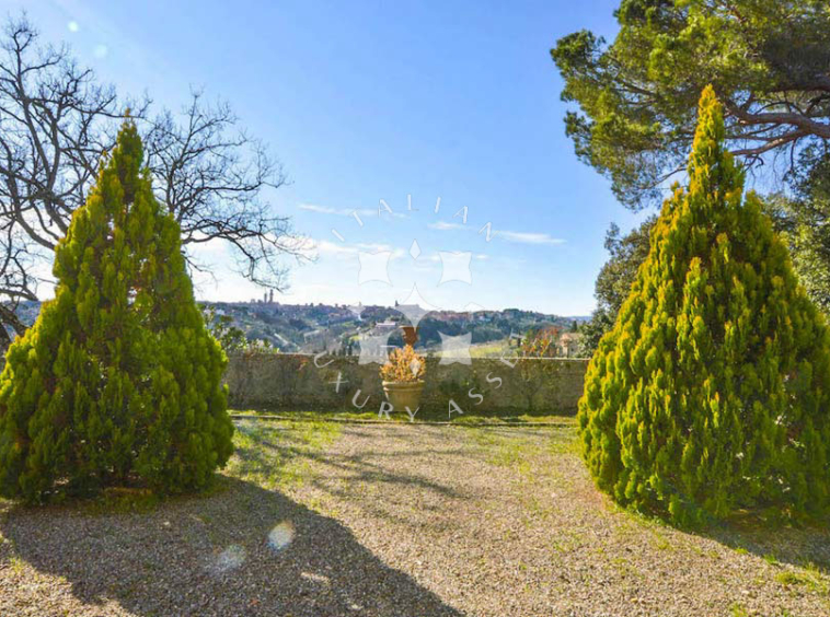 Villa Siena Tuscany Italy Panorama