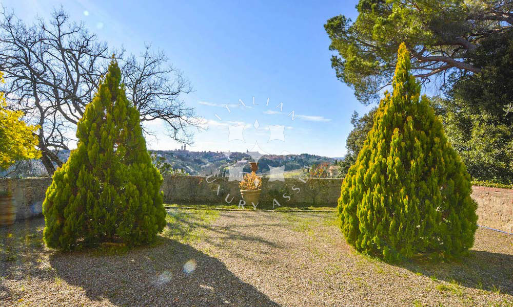 Villa Siena Tuscany Italy Panorama