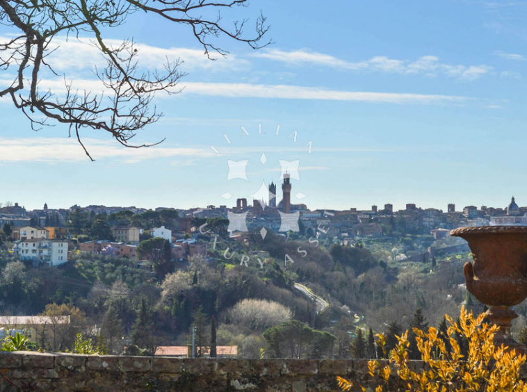 Villa Siena Tuscany Italy Panorama