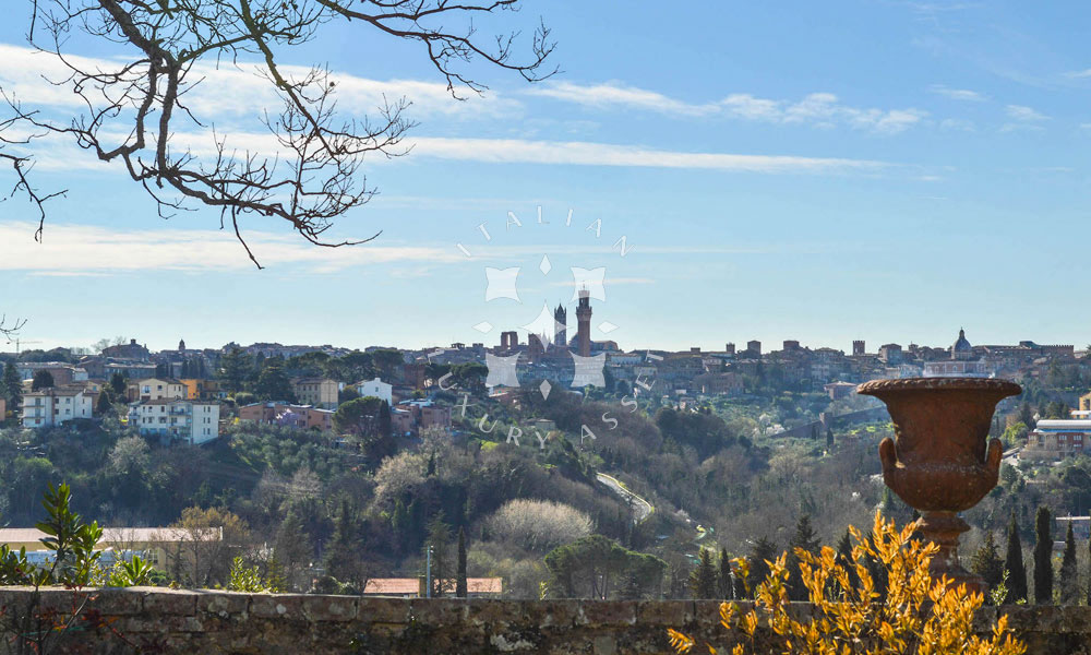 Villa Siena Tuscany Italy Panorama