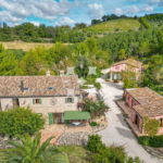 Agriturismo Ponzano Fermo Marche Pool Panorama