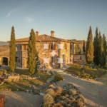 Country House Radicofani Siena Tuscany Italy Panorama