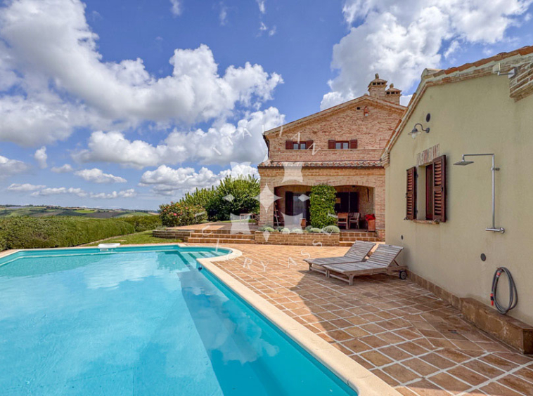 Country House Barbara Ancona Marche Panorama Pool