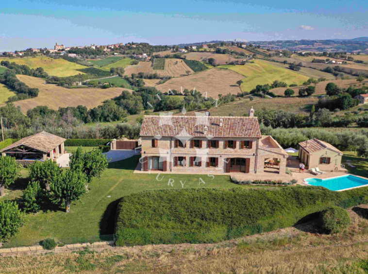 Country House Barbara Ancona Marche Panorama Pool