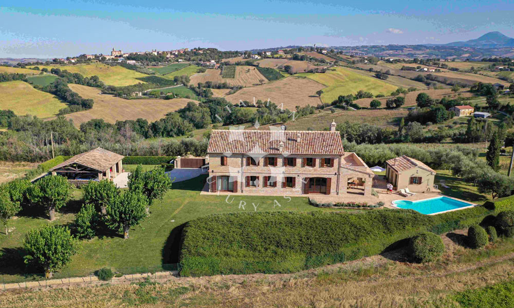 Country House Barbara Ancona Marche Panorama Pool