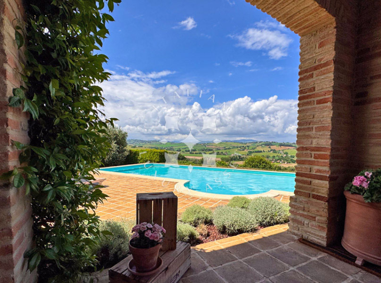 Country House Barbara Ancona Marche Panorama Pool