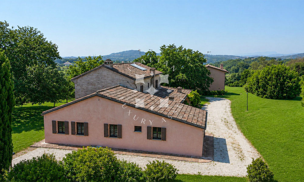Villa Fano Marche Italy Seaview Panorama