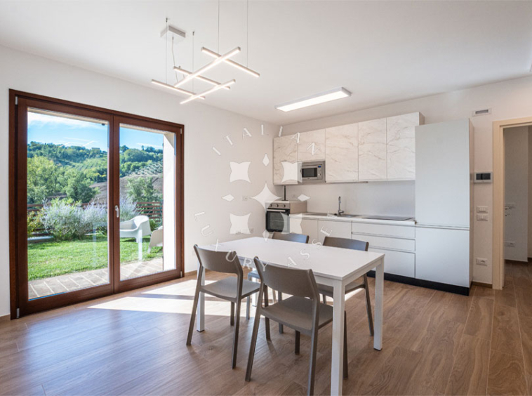 Country House Mogliano Marche Pool Panorama