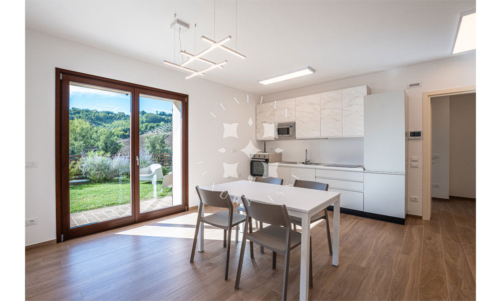 Country House Mogliano Marche Pool Panorama