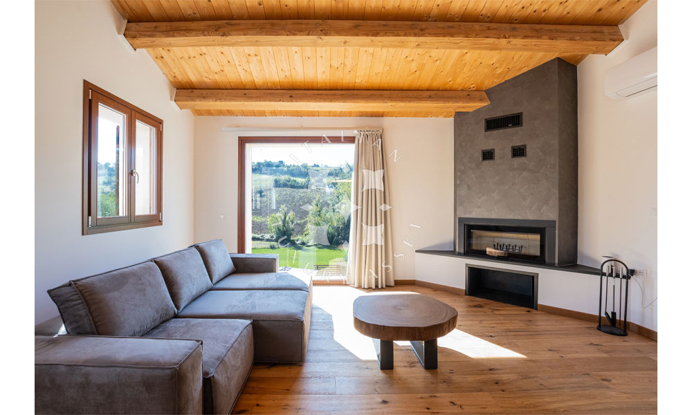 Country House Mogliano Marche Pool Panorama