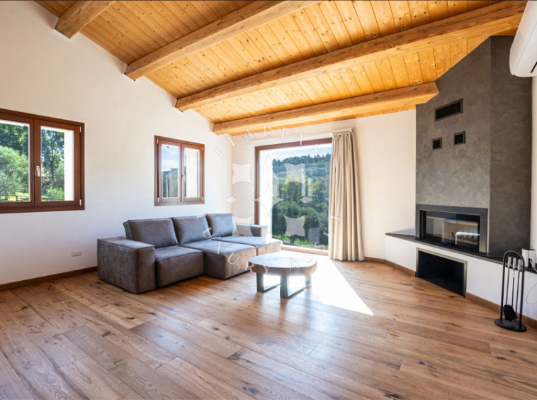 Country House Mogliano Marche Pool Panorama