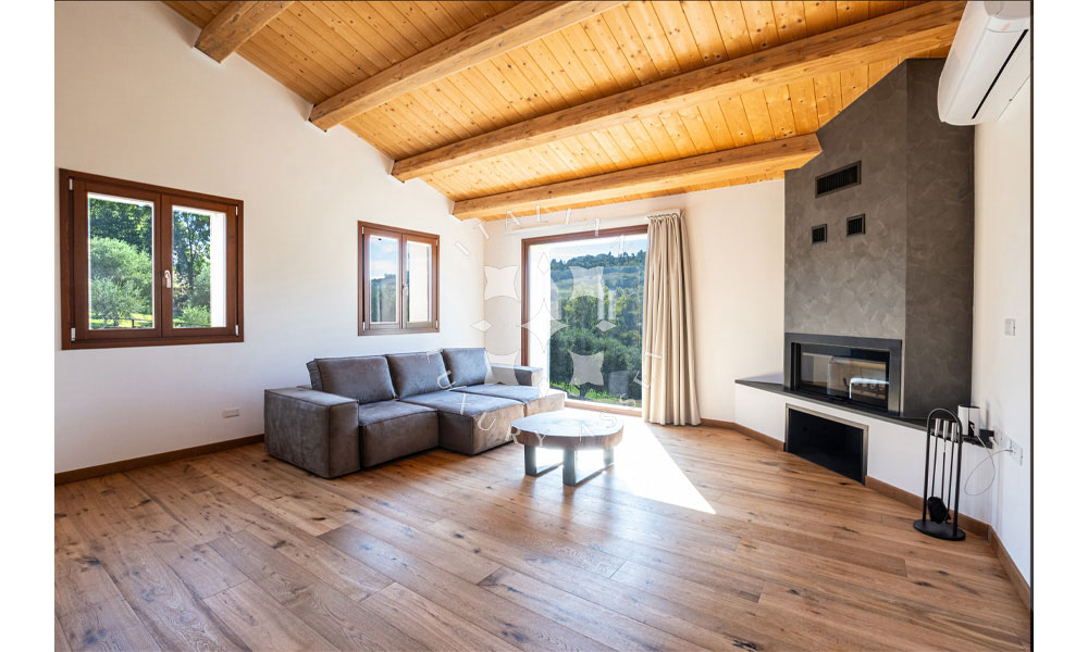 Country House Mogliano Marche Pool Panorama