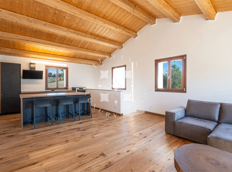 Country House Mogliano Marche Pool Panorama