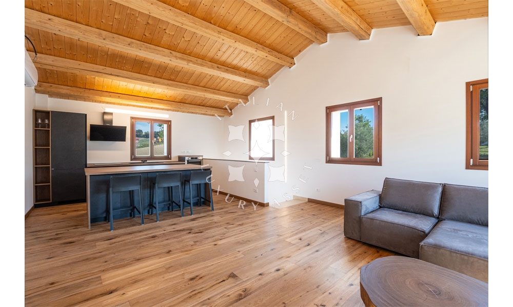 Country House Mogliano Marche Pool Panorama