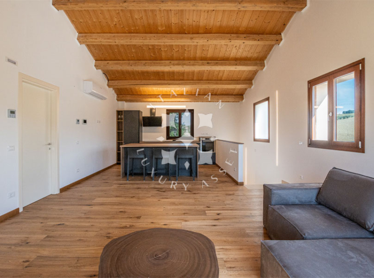 Country House Mogliano Marche Pool Panorama