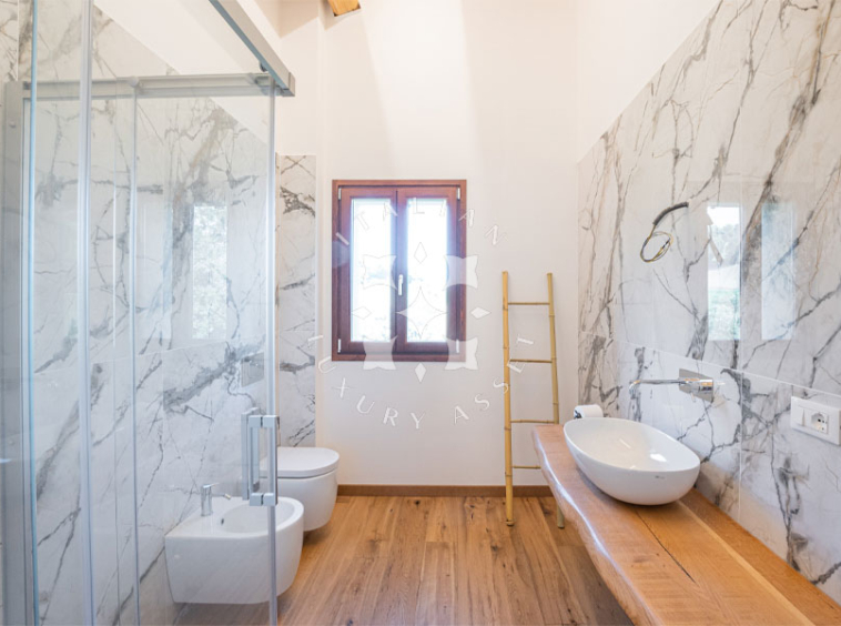 Country House Mogliano Marche Pool Panorama