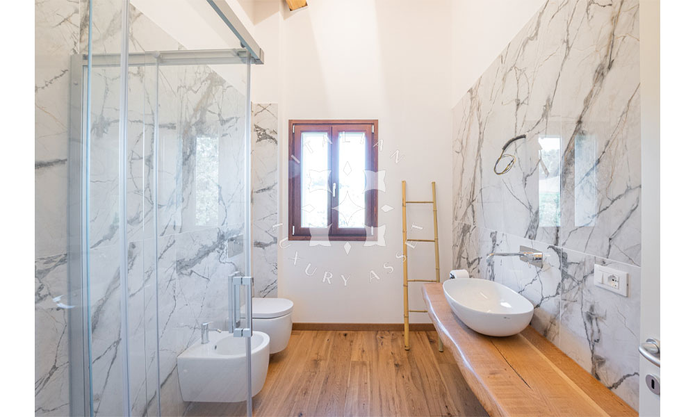 Country House Mogliano Marche Pool Panorama