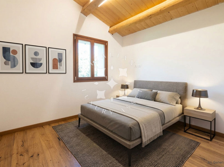 Country House Mogliano Marche Pool Panorama