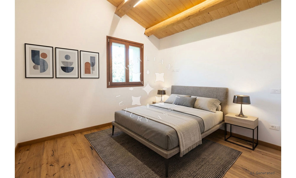 Country House Mogliano Marche Pool Panorama
