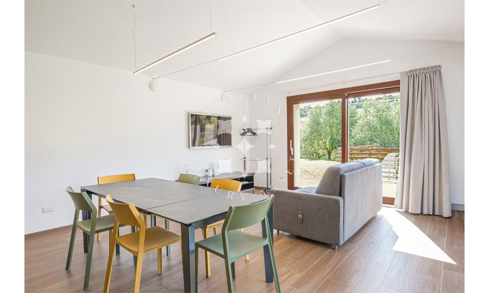 Country House Mogliano Marche Pool Panorama